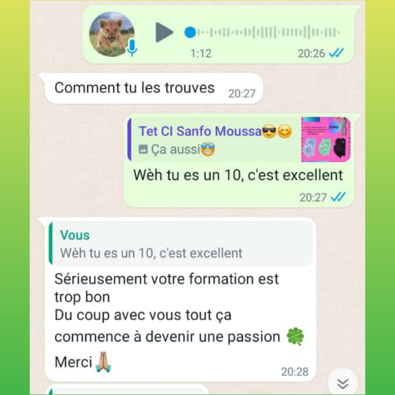 TEMOIGNAGES TETProgram