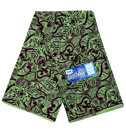 Tissu Pagne Africain Ghana Authentique - Motif Traditionnel Wax Coloré