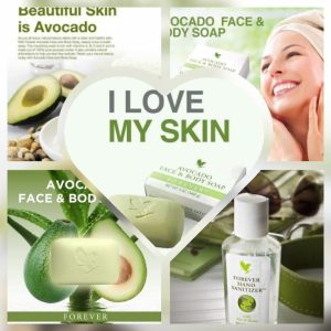 Savon avocado. Peau jeune, ferme, douce et éclatante