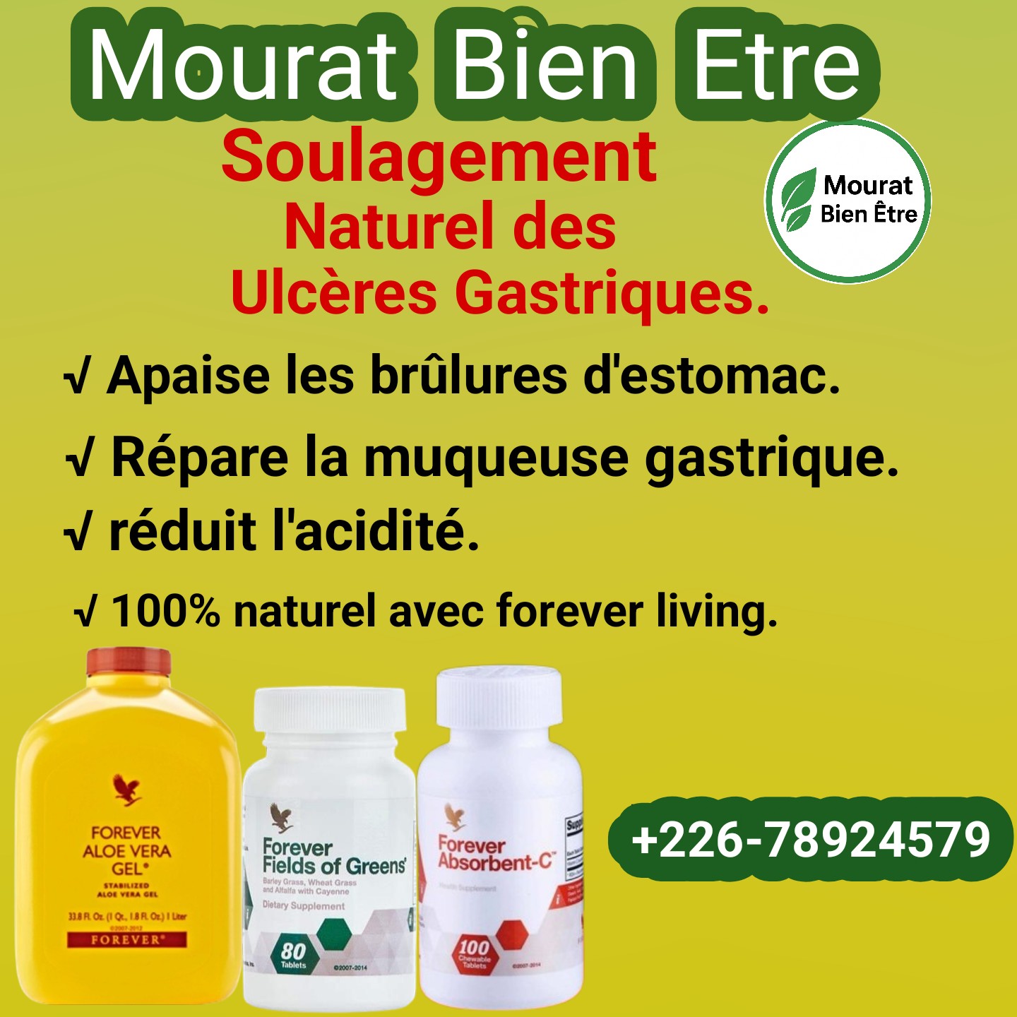 Forever Kit Ulcères Gastriques | Soulagement Naturel & Efficace pour l'Estomac