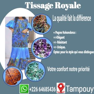 Modèle et pagne kokondona