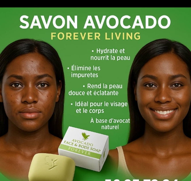 Savon Naturel Avocat Hydratant & Nourrissant - Peau Douce et Éclatante