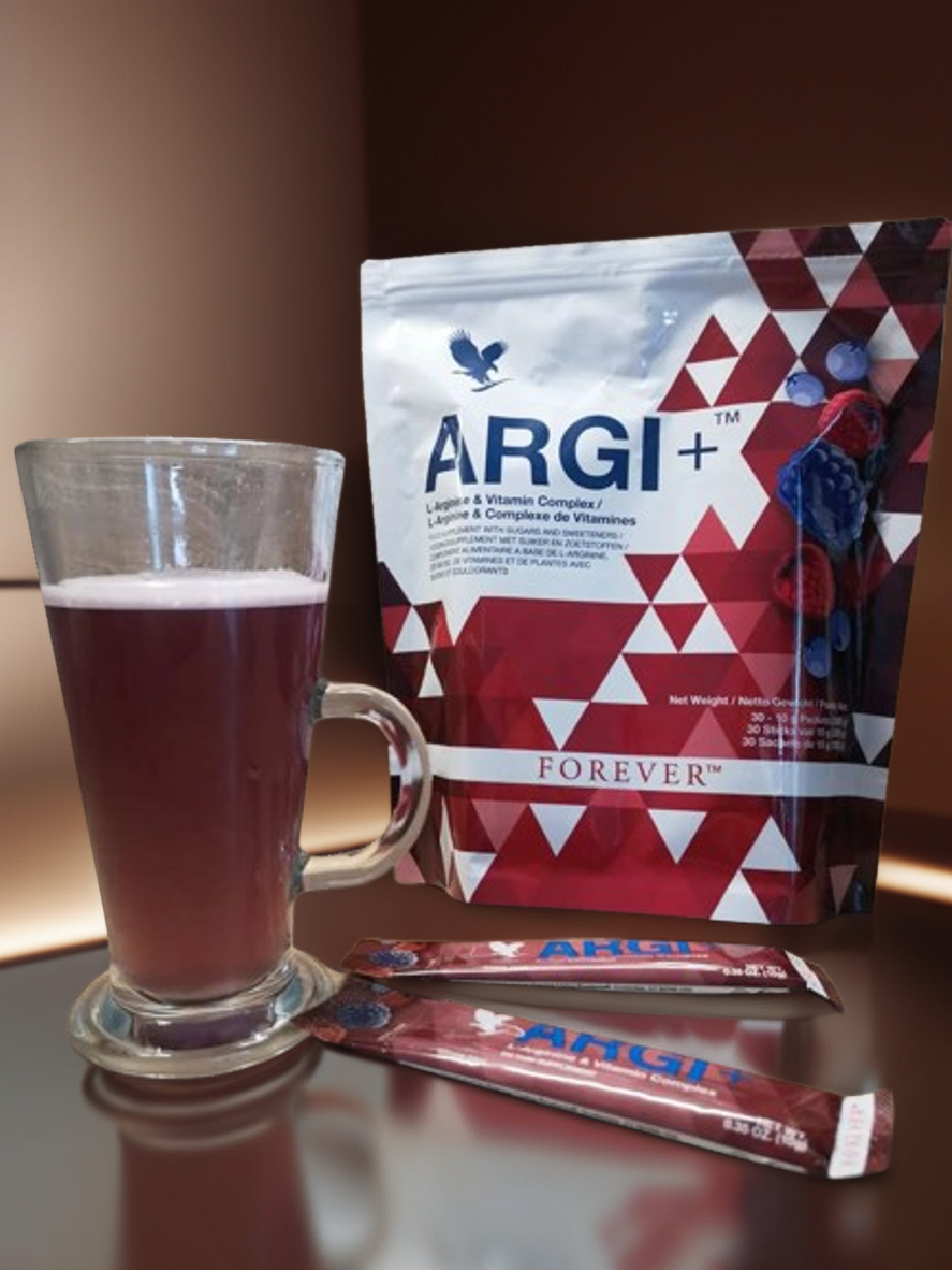 Argi+ L-Arginine & Vitamines pour Énergie et Vitalité