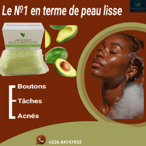 Savon avocado. Peau douce, éclatante, hydratante...
