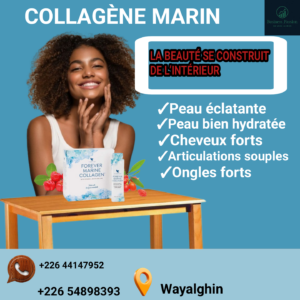 Forever marine collagène. Peau éclatante, cheveux forts et articulations souple