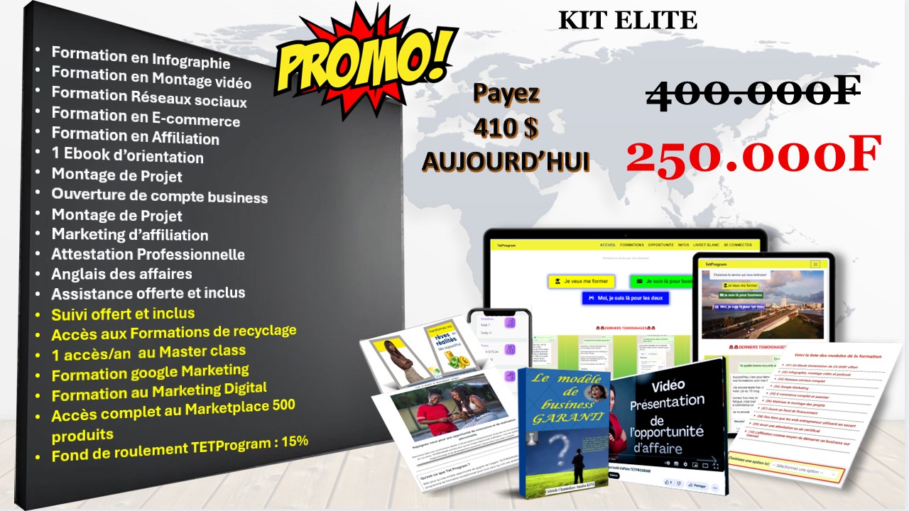 KIT ELITE: Business Digital Avancé