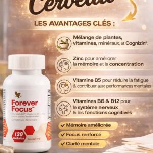 Focus forever : Complément Naturel pour Concentration, Mémoire & Clarté Mentale