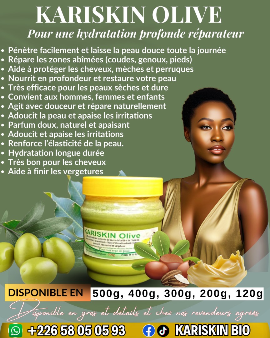 Pommade au beurre de karité & à l'olive