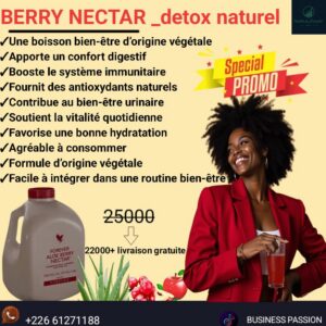 Berry nectar forever, énergie, Vitalité , détox