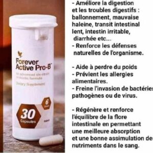 Forever Pro-B: Probiotiques Avancés pour une Digestion Optimale et un Système Immunitaire Renforcé