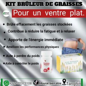 Forever Kit Dégraissage Ultime : Forever Therm, Aloe Blossom Herbal Tea & Forever Fiber - Votre Solution Minceur Complète