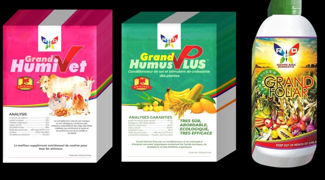 Grand Humivet, Grand Humus Plus & Grand Foliar: Solutions Biologiques Avancées pour l'Élevage et l'Agriculture