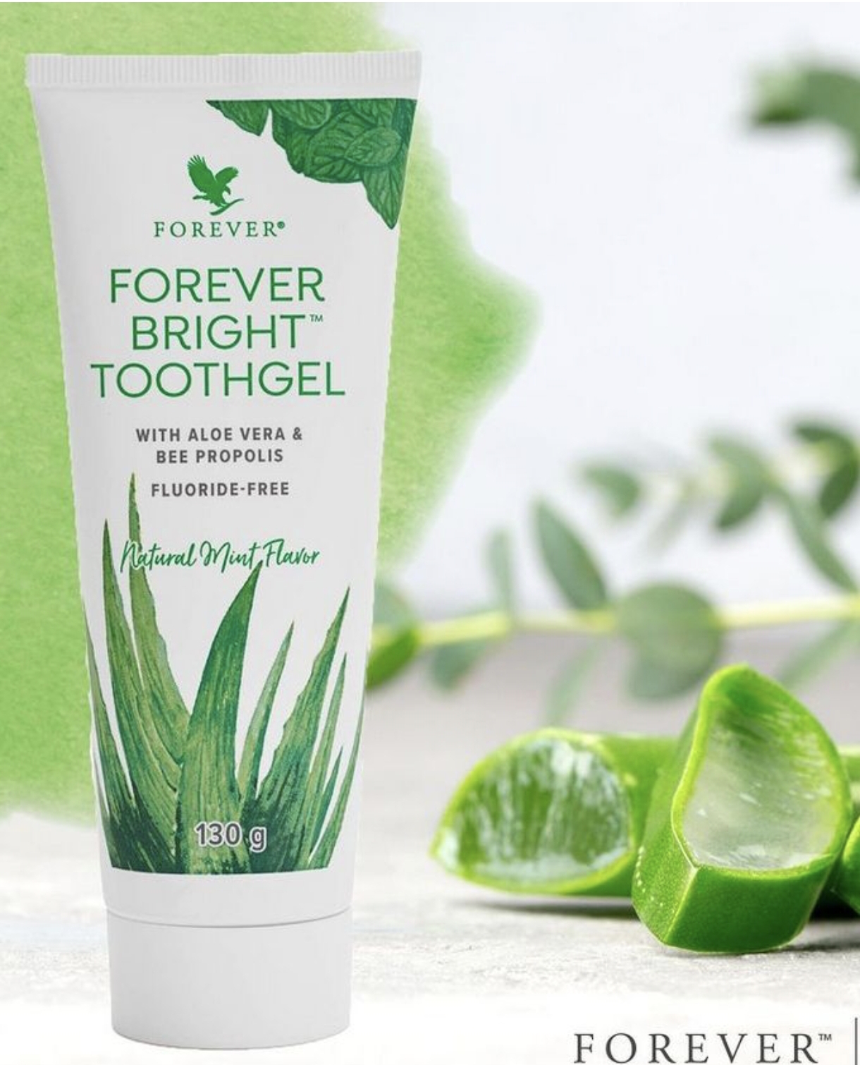 Forever Bright Toothgel – Dentifrice Naturel au Gel d’Aloès pour un Sourire Éclatant et une Hygiène Buccale Optimale