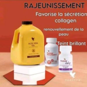Pack Rajeunissement Ultime: Aloe Vera Gel, Absorbant-C & Daily - Peau Éclatante & Vitalité TETProgram Afrique
