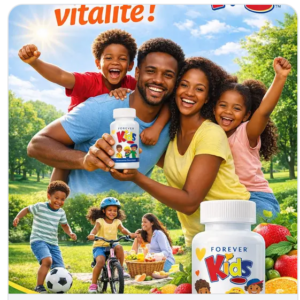 Kids forever, allié des enfants, stimule intelligence, énergie vitalité