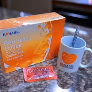 Café Edmark Red Yeast - Boisson Saine et Énergisante pour le Bien-être Cardiovasculaire