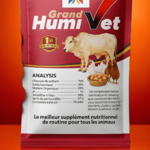 Grand Humivet: Stimulant Immunitaire Naturel et Détoxifiant Puissant pour Animaux