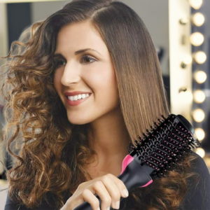 Brosse Soufflante et Lissante One Step 4-en-1 Professionnelle - Sèche, Lisse, Boucle, Donne du Volume