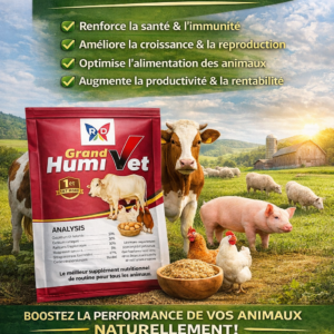 Grand Humivet - Produit Avicole Bio Santé Naturel pour Animaux,