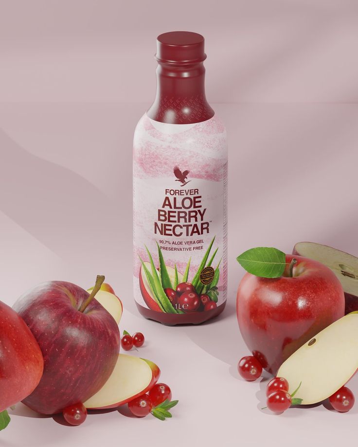 Forever Aloe Berry Nectar - Boisson Aloès Canneberge Pomme pour Vitalité & Bien-être – Image 2