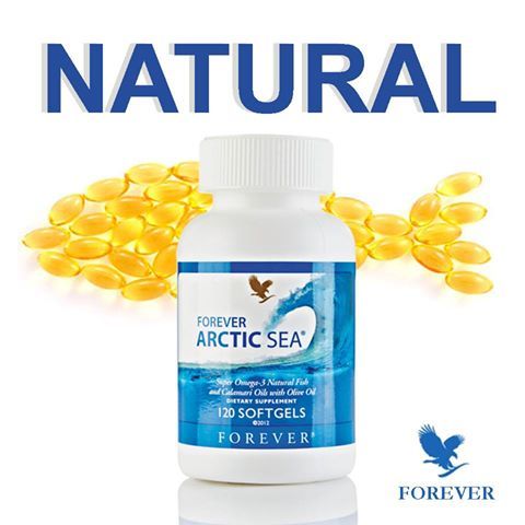 Forever ARCTIC SEA - Oméga-3 EPA & DHA, Huile de Poisson et Calamars - Soutien Cardiaque et Cérébral