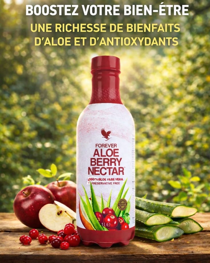 Forever Aloe Berry Nectar - Boisson Aloès Canneberge Pomme pour Vitalité & Bien-être – Image 10