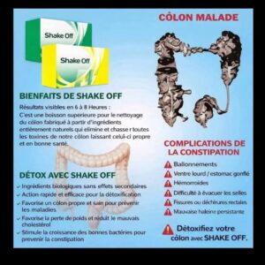 Shake Off Phyto Fiber Edmark - Détox Intestinale Naturelle