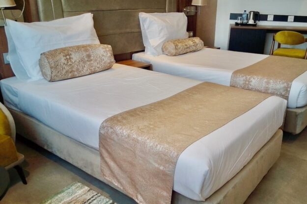 Chambre avec lits jumeaux De Hôtel Sopatel Silmande