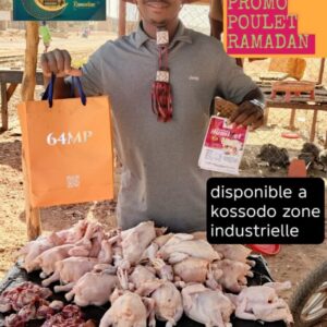 Poulets Frais Biologiques 'Grand humivet- Idéal pour le Ramadan