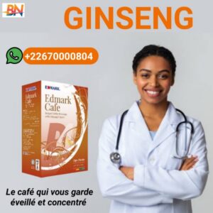 Café Ginseng Edmark - très énergie pour la concentration
