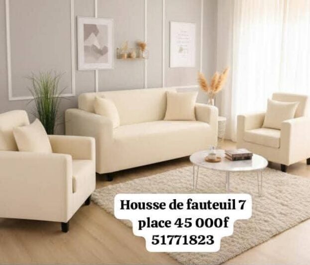 Housses de Fauteuils Extensibles Universelles - Rajeunissez Vos Chaises Usées