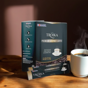 Café TROÏKA Edmark : Énergie et Vitalité avec Ginseng, Ganoderma et Tongkat Ali