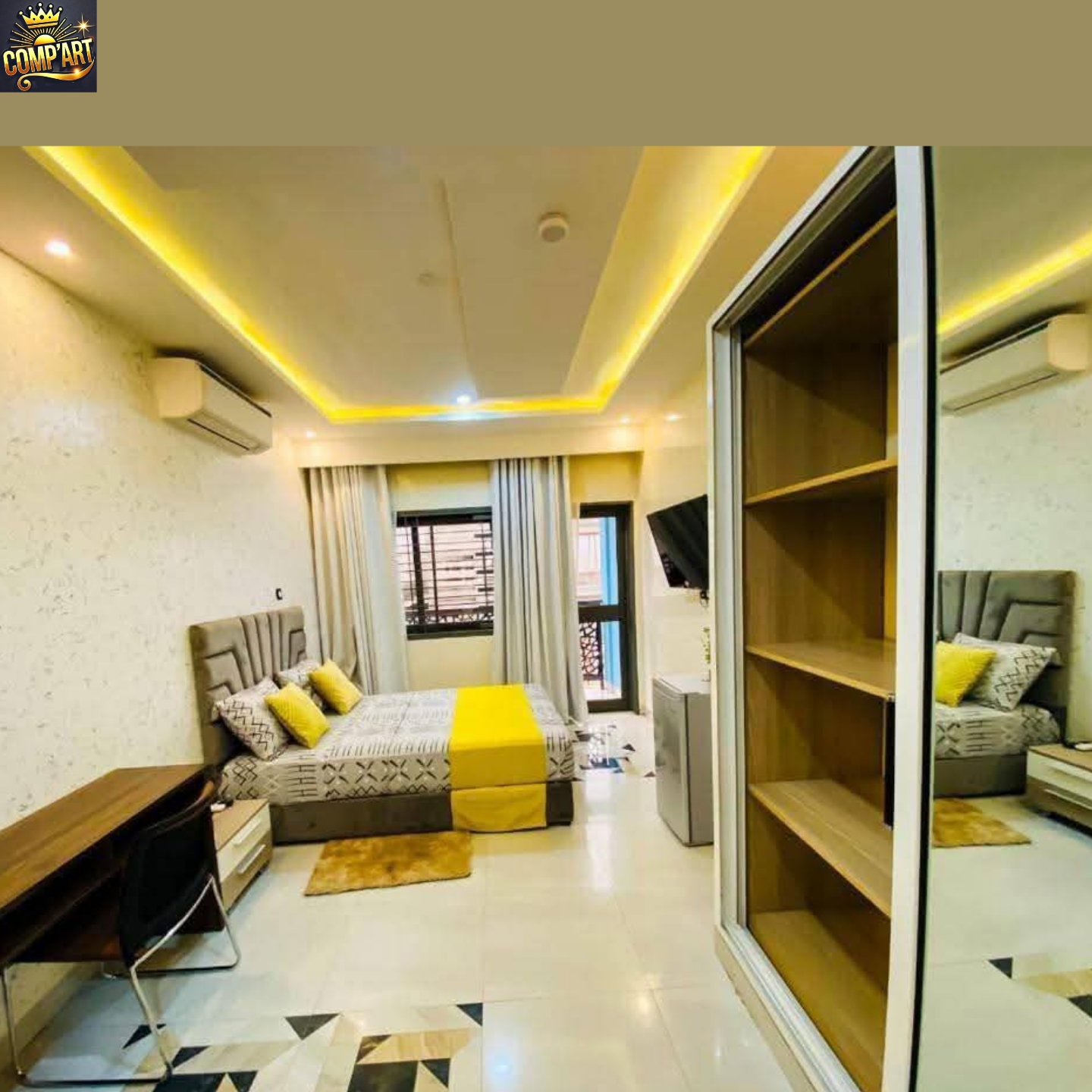 Chambre double avec balcon complexe hôtelier AnD – Image 2