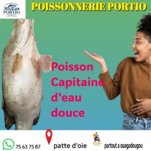 Poisson Capitaine d'eau douce