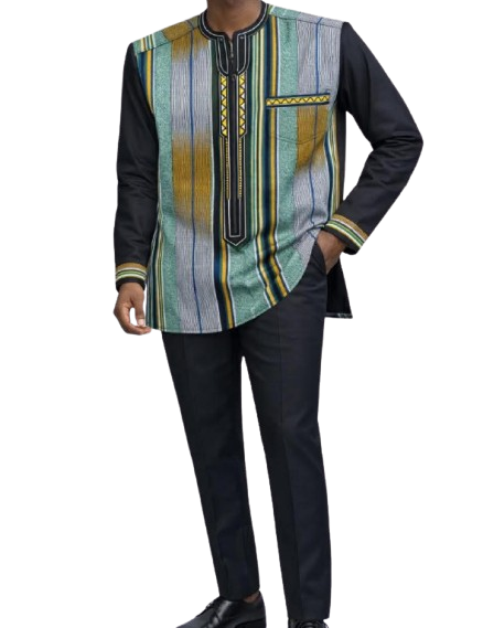 Ensemble Complet Prêt-à-Porter Faso Danfani Traditionnel Burkinabè Authentique – Image 6