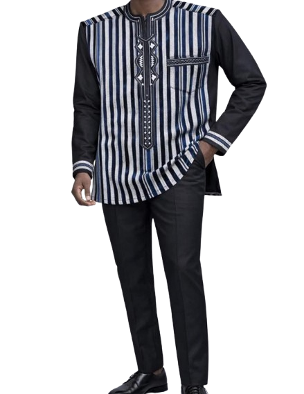 Ensemble Complet Prêt-à-Porter Faso Danfani Traditionnel Burkinabè Authentique – Image 5