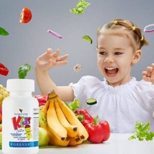 Forever Kids - Complément Multivitaminé Masticable pour Enfants - Soutien Immunitaire et Croissance