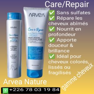 Champooing sans sulfate et masque sans sulfate, caire & Repair,