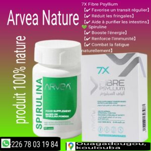 Fibre et spiruline arvea nature