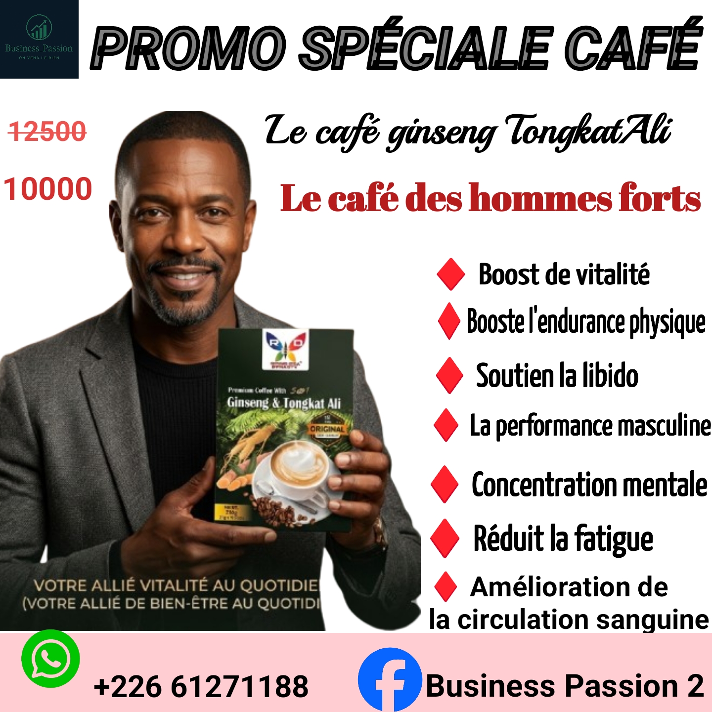 Café Ginseng Premium – Énergie Naturelle & Saveur Exquise