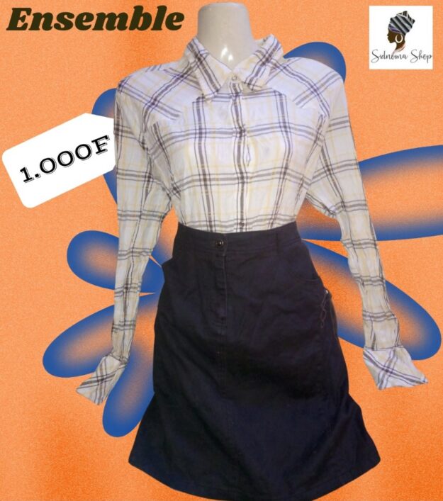 Ensemble jupe chemise