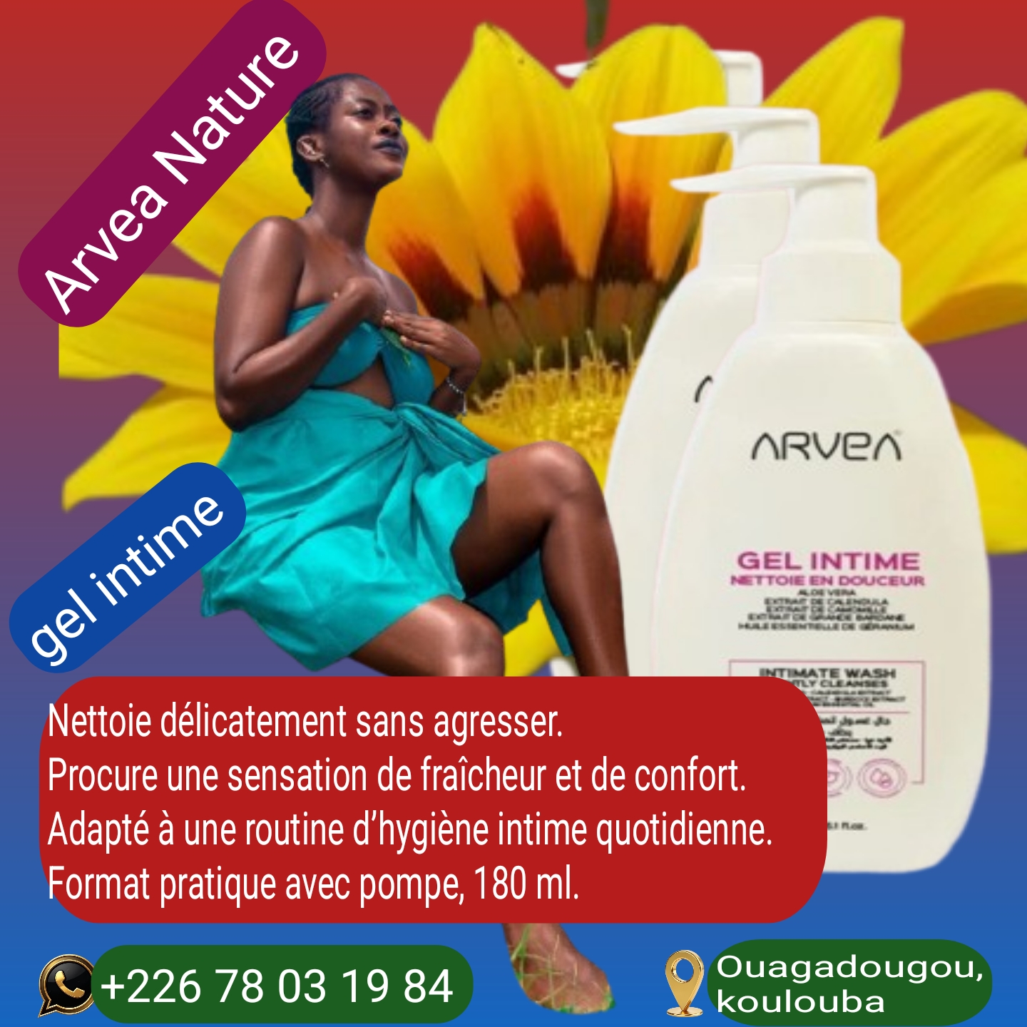 Gel intime arvea nature