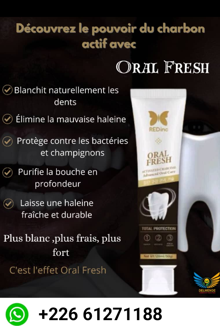 Pâte dentifrice, orale fresh