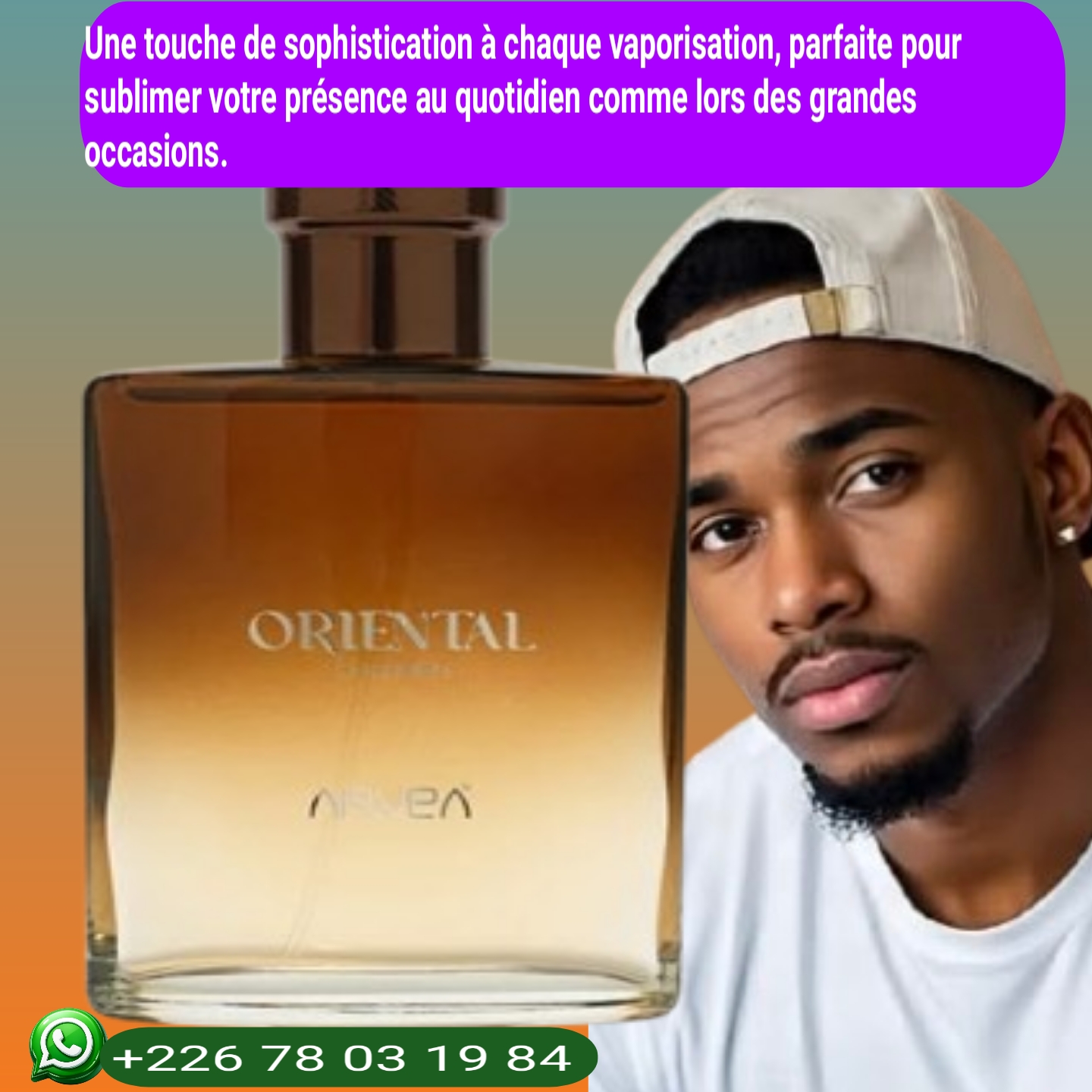 Parfum oriental masculin arvea nature