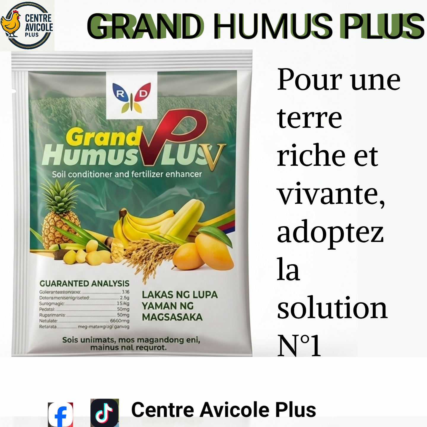 Grand Humus Plus – Engrais Organique Naturel