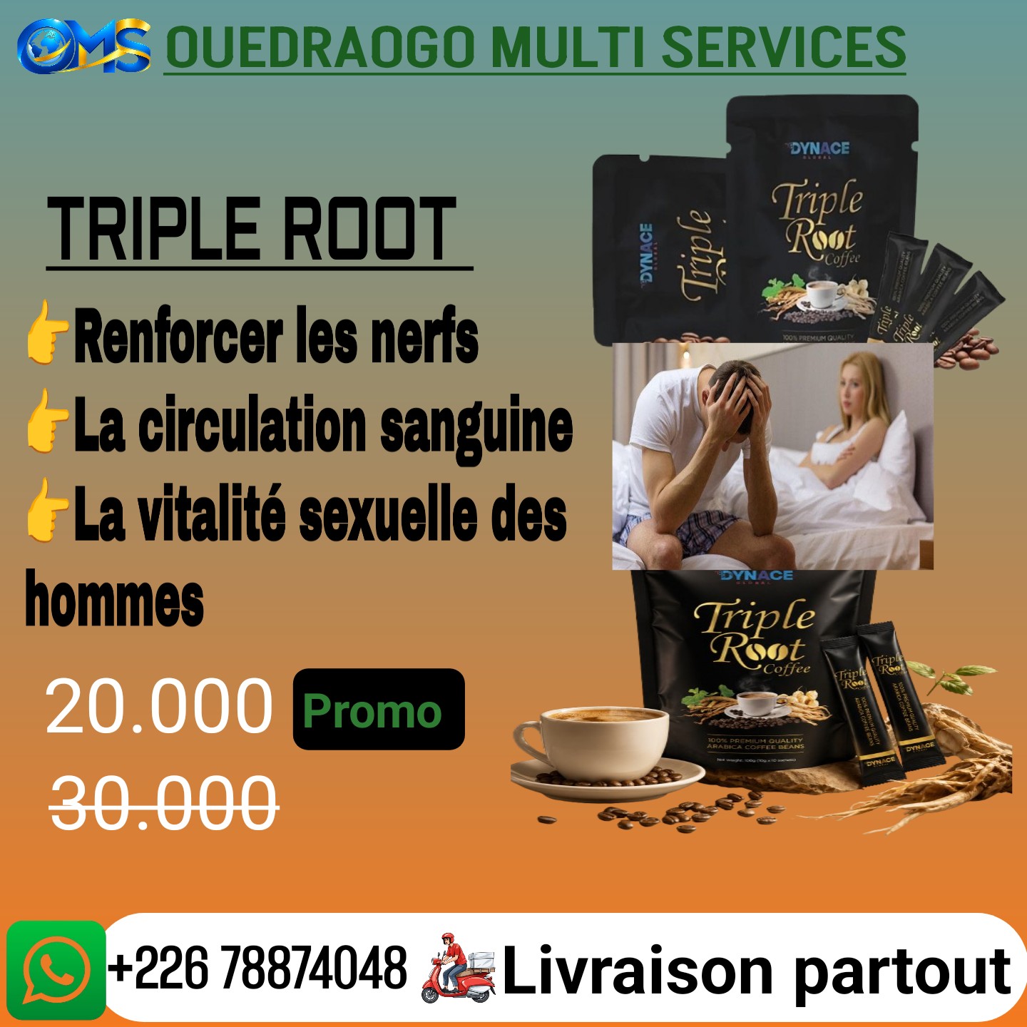 Dynace Triple root