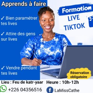 Formation en tiktok lives