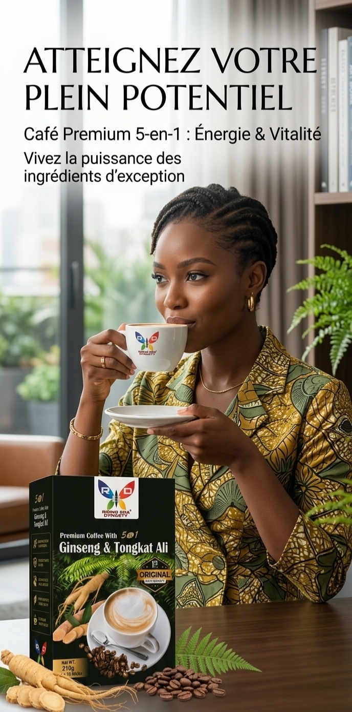 Café Ginseng Premium – Énergie Naturelle & Saveur Exquise