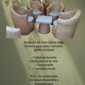 Fauteuil rotin
