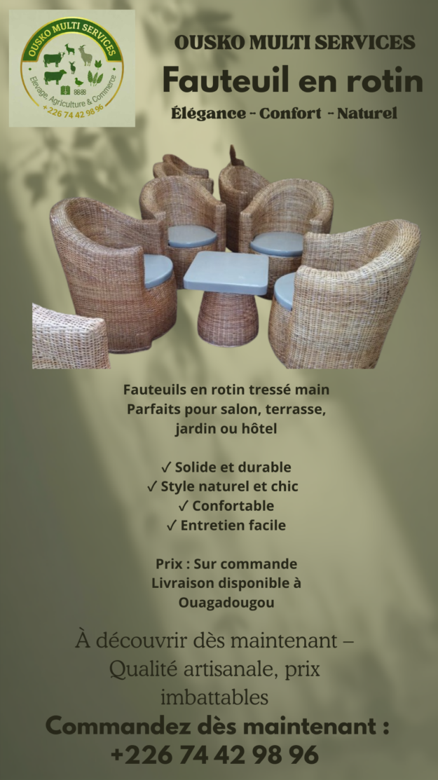 Fauteuil rotin